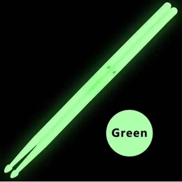 Colorful fluorescent drum sticks from Drum Addict Apparel by Yggdrasils Wood, featuring vibrant blue and multicolor designs.