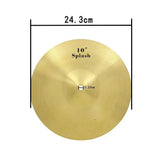7-piece cymbal set from Drum Addict Apparel by Yggdrasils Wood, featuring various sizes for drumming enthusiasts.