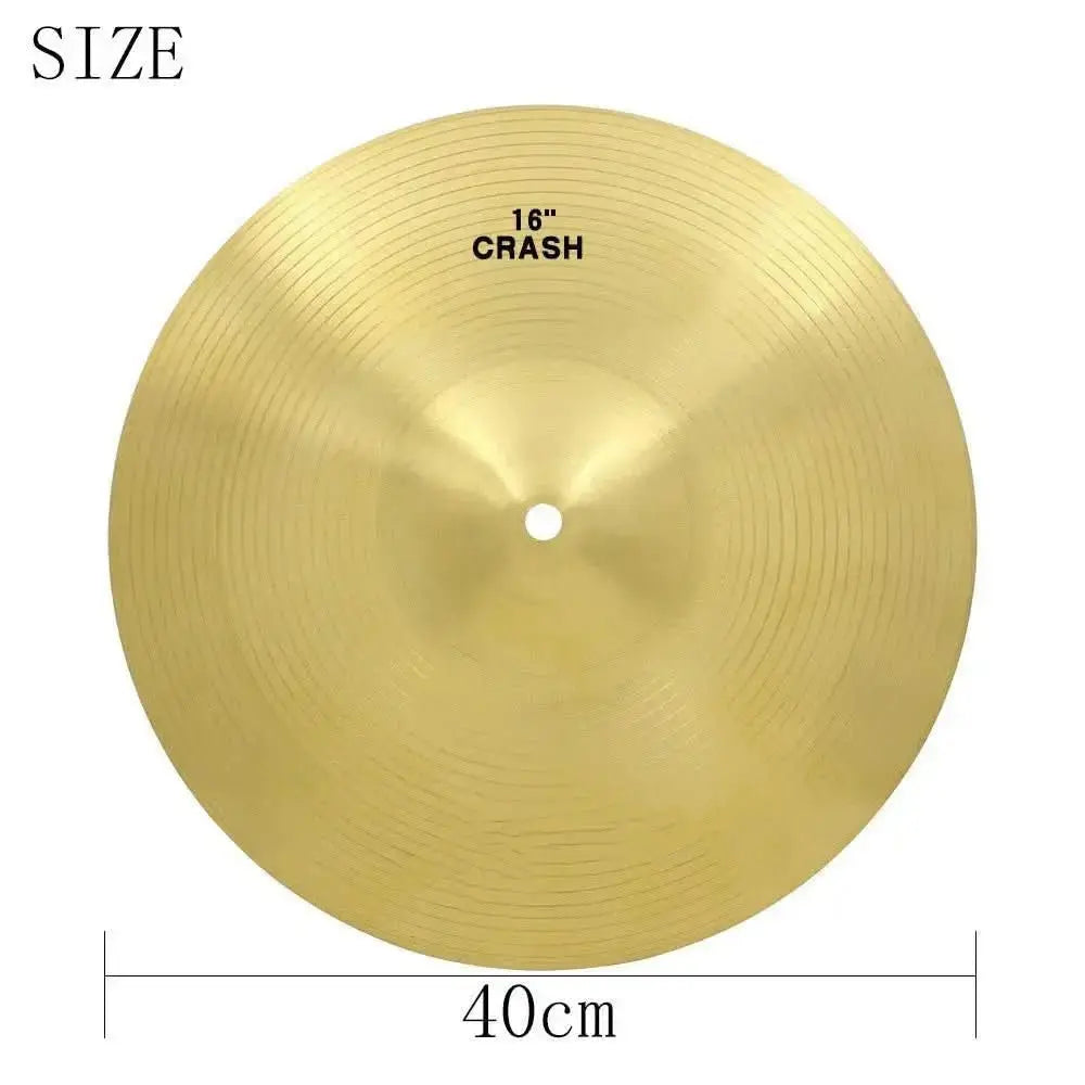 7-piece cymbal set from Drum Addict Apparel by Yggdrasils Wood, featuring various sizes for a complete drum cymbal collection.