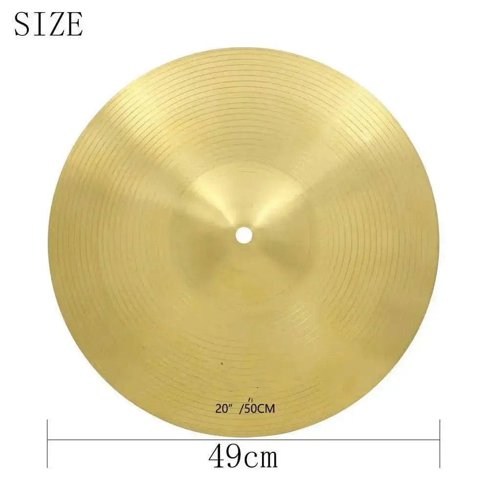 7-piece cymbal set from Drum Addict Apparel by Yggdrasils Wood, featuring various cymbals for drum kits.