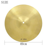 7-piece cymbal set from Drum Addict Apparel by Yggdrasils Wood, featuring various cymbals for drum kits.