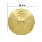 7-piece cymbal set by Drum Addict Apparel featuring various sizes and finishes, designed for professional percussion performance.