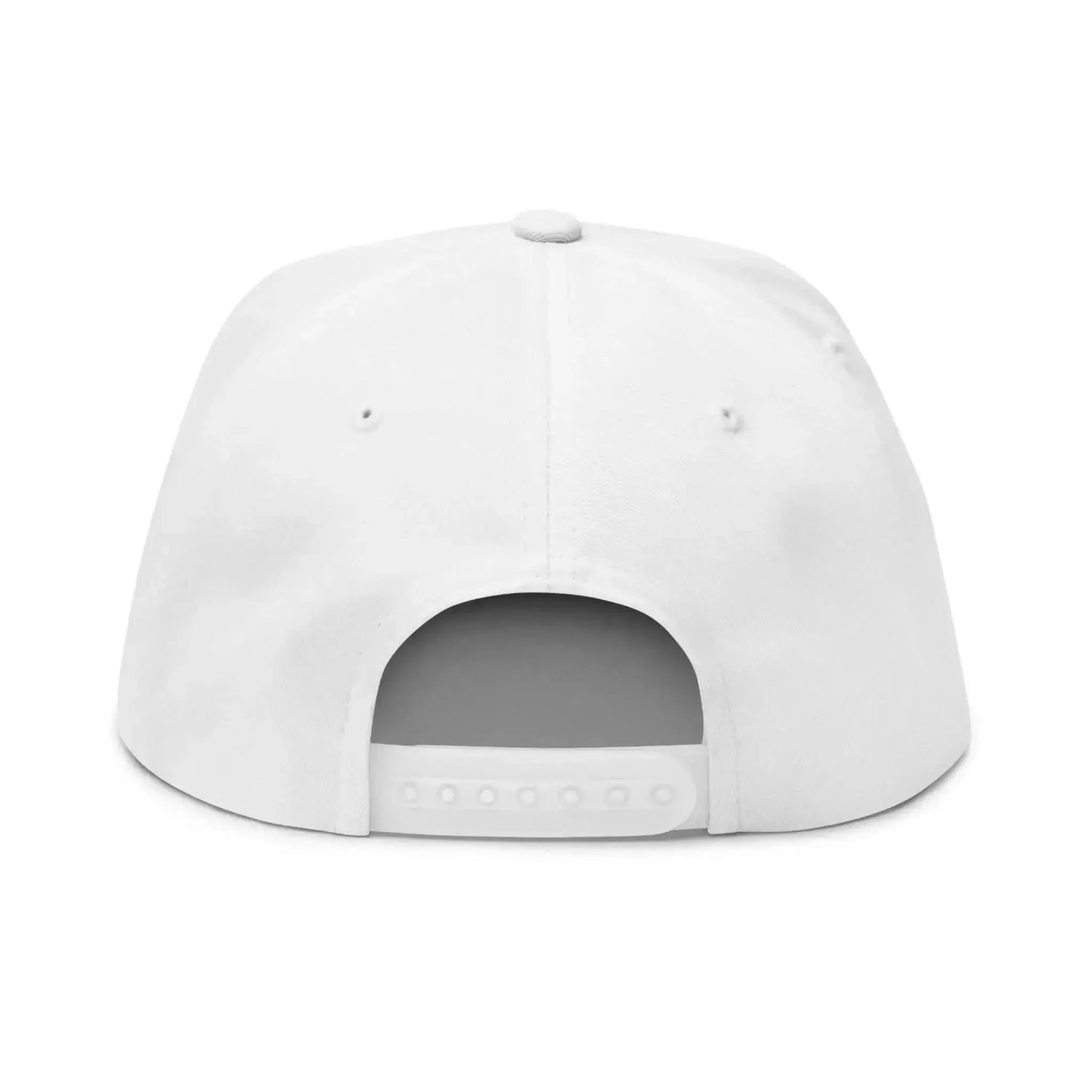 Black flat bill cap with embroidery from Drum Addict Apparel by Yggdrasils Wood, featuring a classic snapback design.