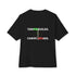 Black Tempo Defines Chaos Breaks T-Shirt by Drum Addict Apparel featuring bold graphic design, size XS, from Yggdrasils Wood.