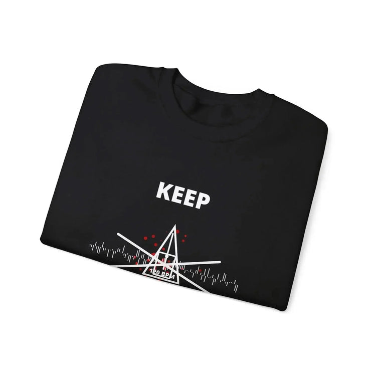 Dark heather gray Chaos is a Choice Crewneck Sweatshirt by Drum Addict Apparel featuring bold printed design.