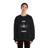 Dark heather Chaos is a Choice Crewneck Sweatshirt by Drum Addict Apparel featuring bold graphic design and comfortable fit.
