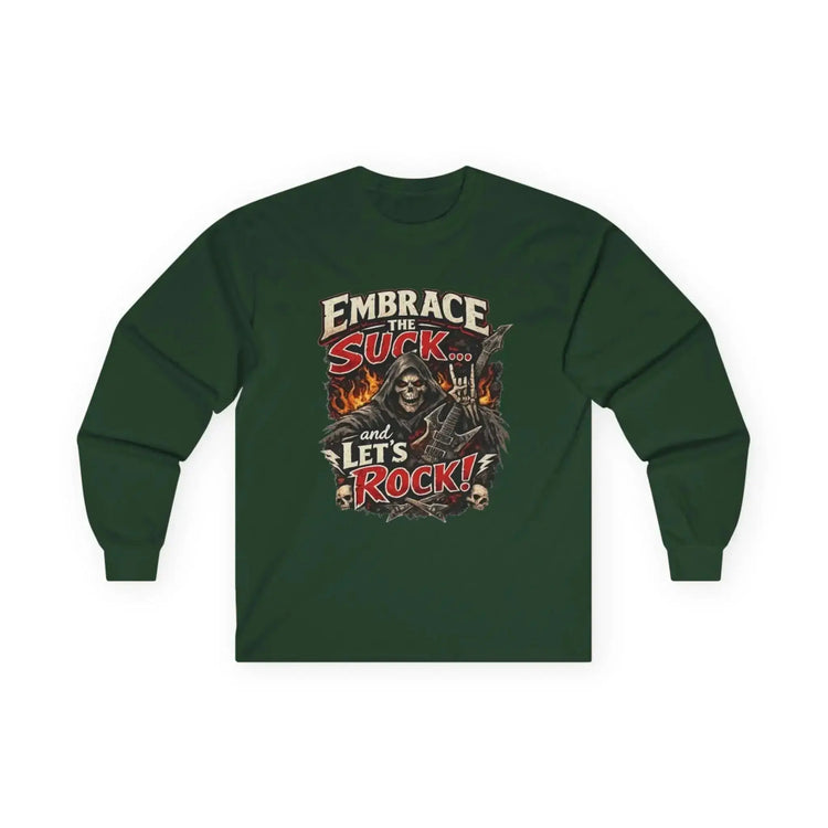 Drummer Long Sleeve Shirt by Drum Addict Apparel featuring a stylish design for drum enthusiasts.