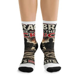Recycled Poly Socks by Drum Addict Apparel featuring eco-friendly material and stylish design, perfect for sustainable fashion.