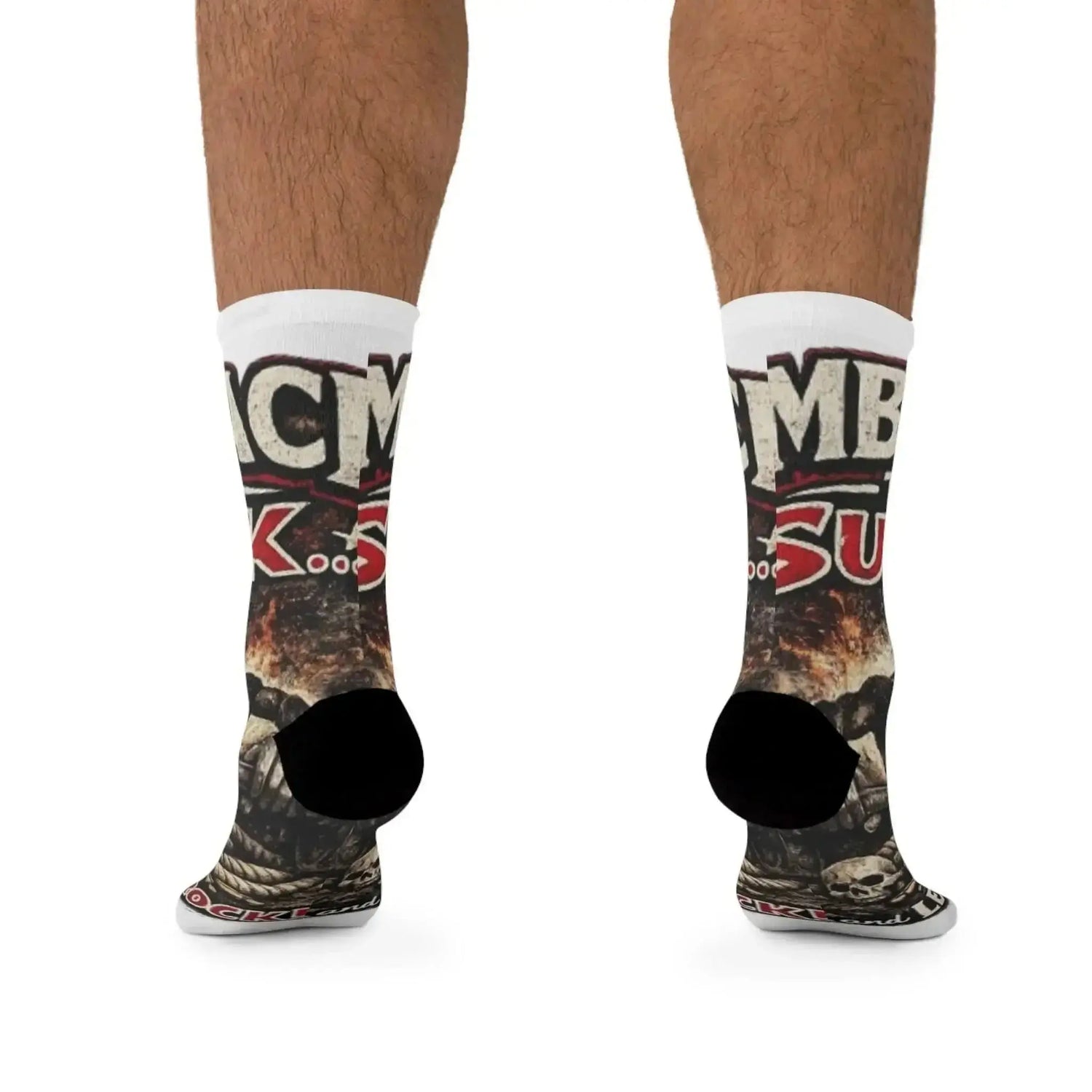 Recycled Poly Socks by Drum Addict Apparel featuring eco-friendly design and comfortable fit, made from recycled materials.
