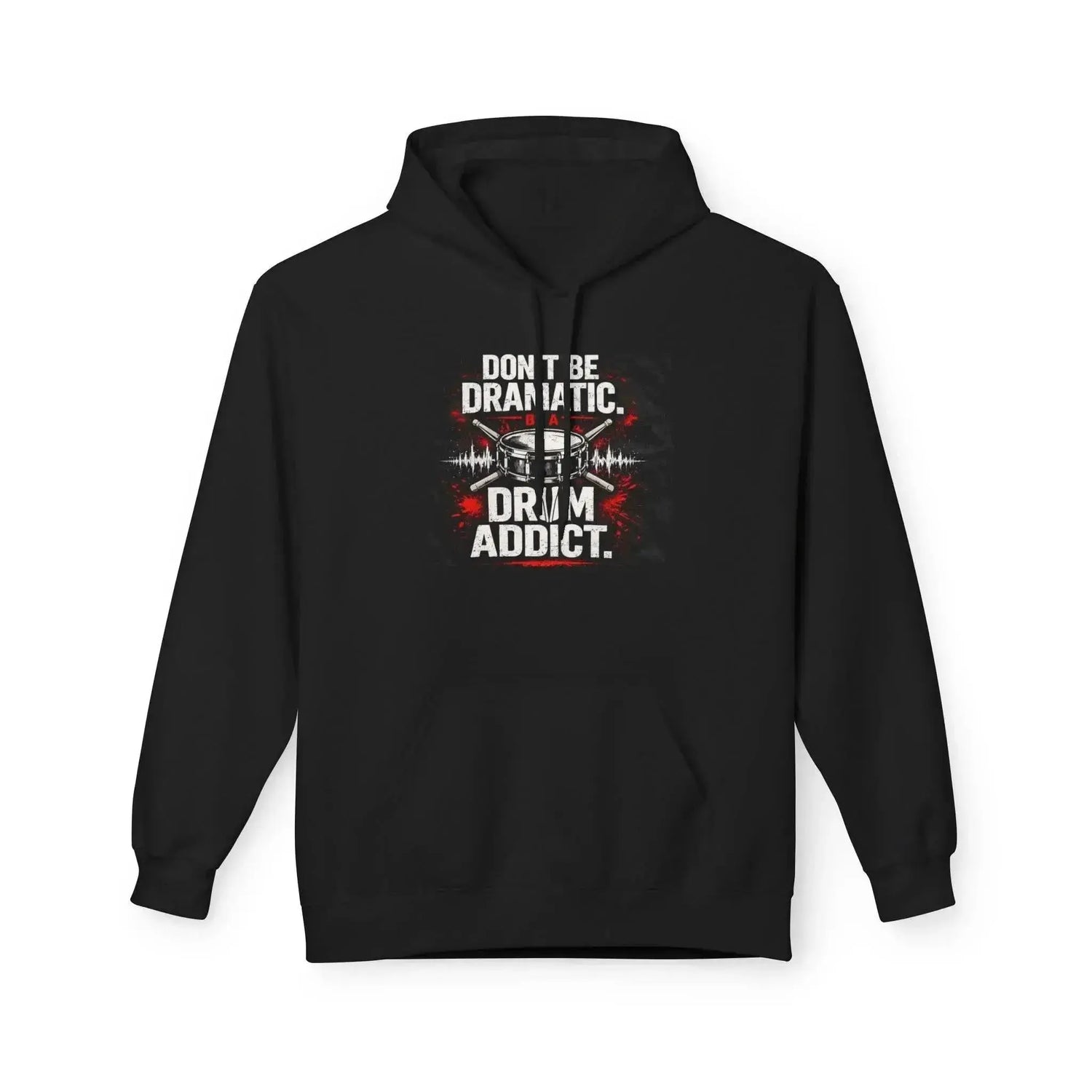 Charcoal hoodie from Drum Addict Apparel by Yggdrasils Wood featuring "Don&