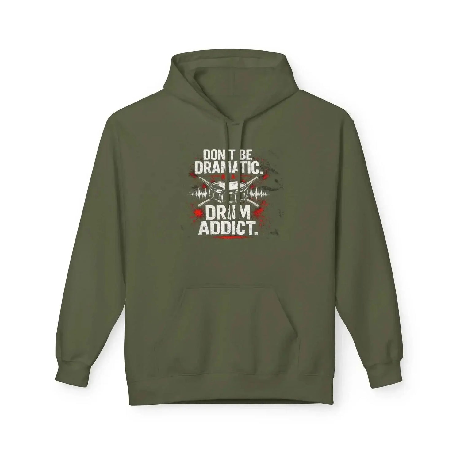Charcoal hoodie from Drum Addict Apparel by Yggdrasils Wood featuring "Don&