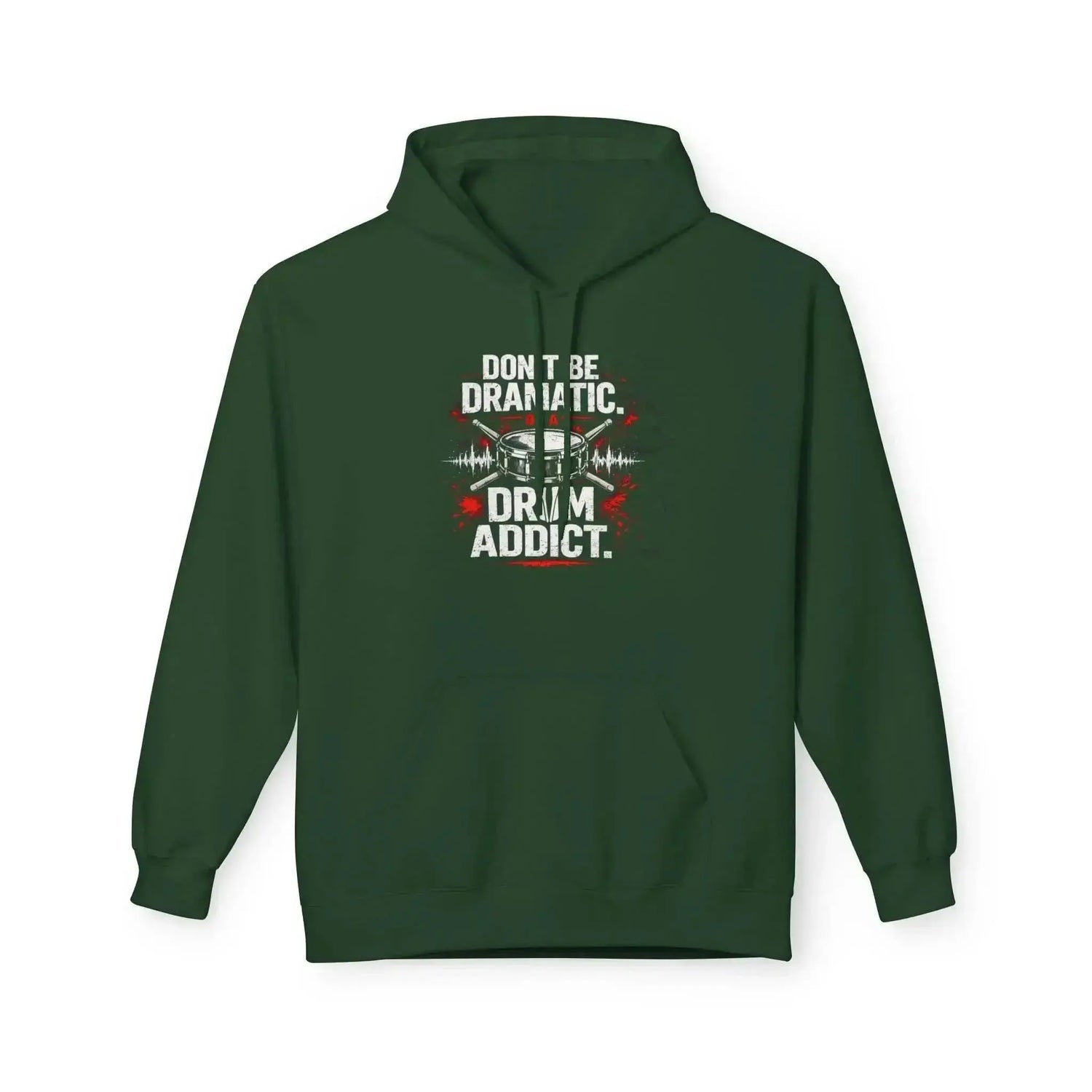Charcoal hoodie from Drum Addict Apparel by Yggdrasils Wood with "Don&