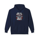 Charcoal hoodie from Drum Addict Apparel by Yggdrasils Wood featuring "Don&
