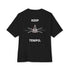 Black Keep Tempo Tee T-shirt by Drum Addict Apparel, featuring a casual fit and simple design.