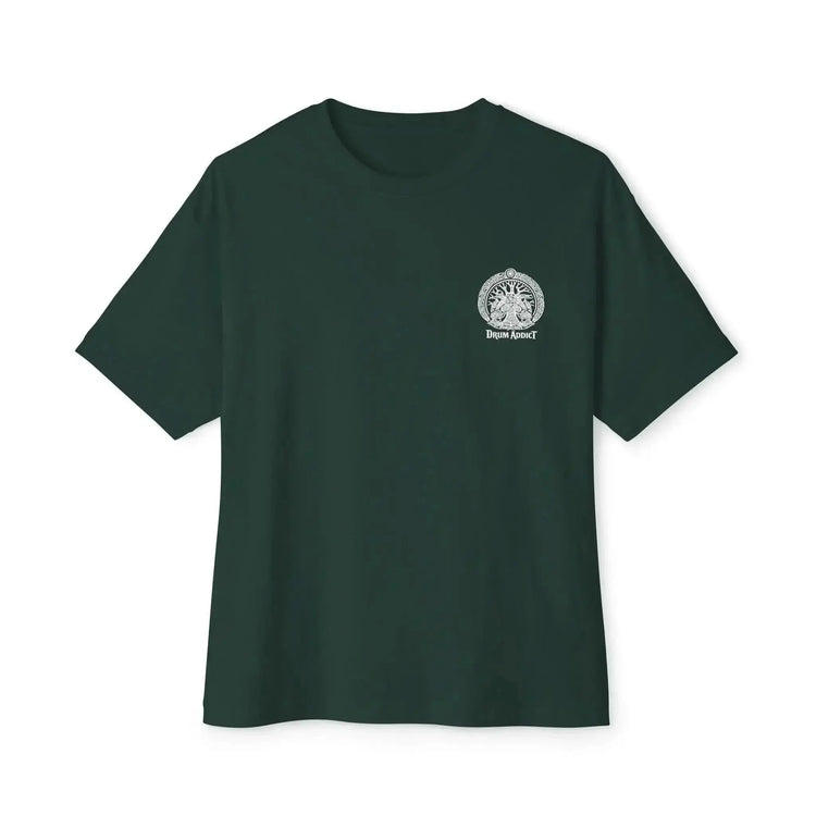Black Keep Tempo T-Shirt by Drum Addict Apparel from Yggdrasils Wood, showing front view with logo and casual fit.
