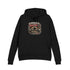 Black unisex hoodie featuring "Embrace The Suck" print from Printify, shown on a plain background.