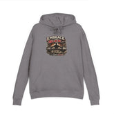 Black unisex hoodie from Printify featuring the "Embrace The Suck" design, shown on a flat front display.