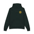 Light gray Dum Addict Logo Relaxed Hoodie by Printify, featuring a casual fit and printed logo on the front.