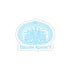 White die-cut sticker featuring the "Drum Addict" Celtic Tree logo on paper, perfect for decorating notebooks or laptops.
