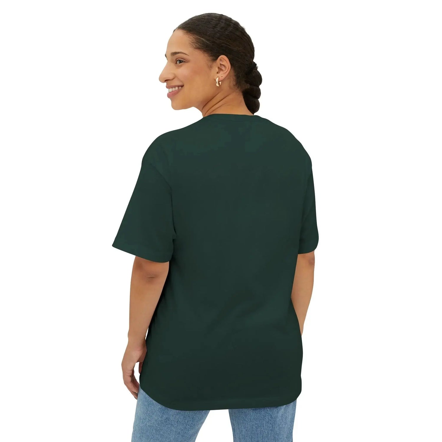 Black Built in the Storm T-Shirt by Printify, showing the front view with a casual fit and short sleeves.