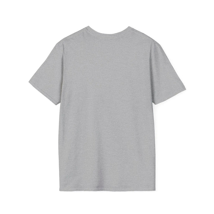 Red unisex softstyle T-shirt by Printify featuring "Embrace the Suck" graphic on the front.