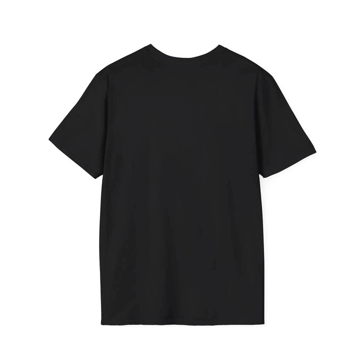 Red Embrace the Suck unisex softstyle T-shirt by Printify, featuring bold lettering on a comfortable cotton fabric.