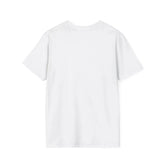 Red Embrace the Suck unisex softstyle T-shirt by Printify, featuring a casual fit and bold graphic design.