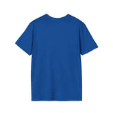 Red Embrace the Suck unisex softstyle T-shirt by Printify, featuring a comfortable fit and bold graphic design.